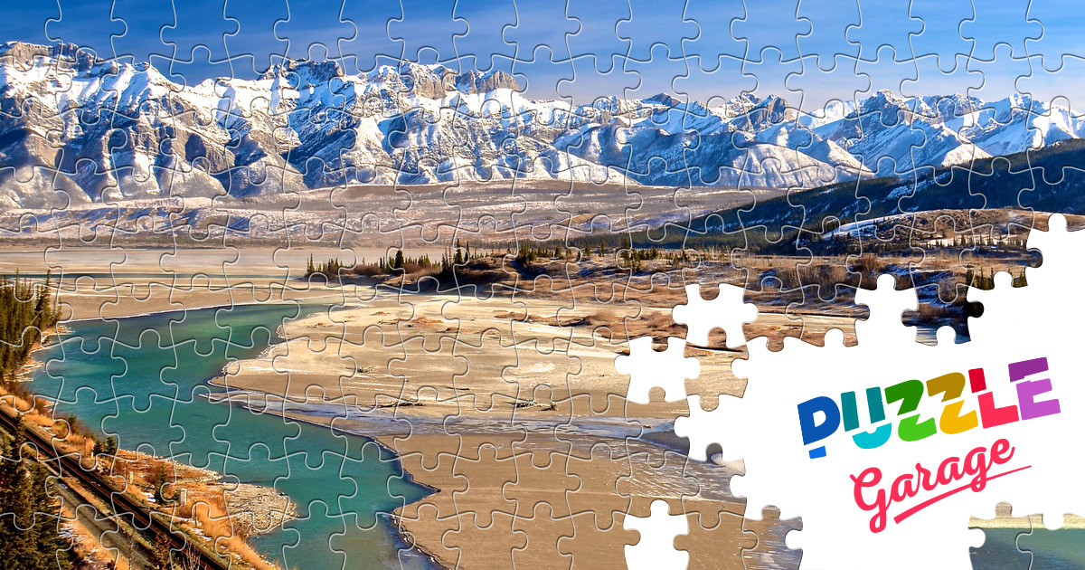 Athabasca River Jigsaw Puzzle (Countries, Canada) | Puzzle Garage