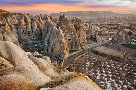 Landscape in Goreme Cappadocia