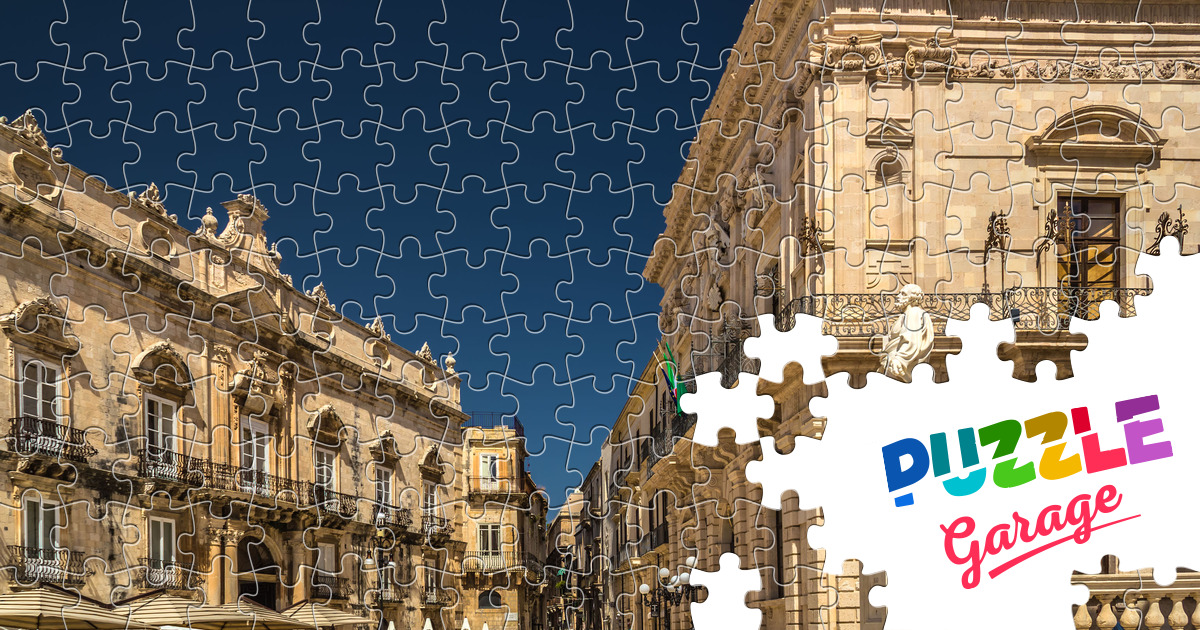 Square in ortija jigsaw puzzle countries italy puzzle garage