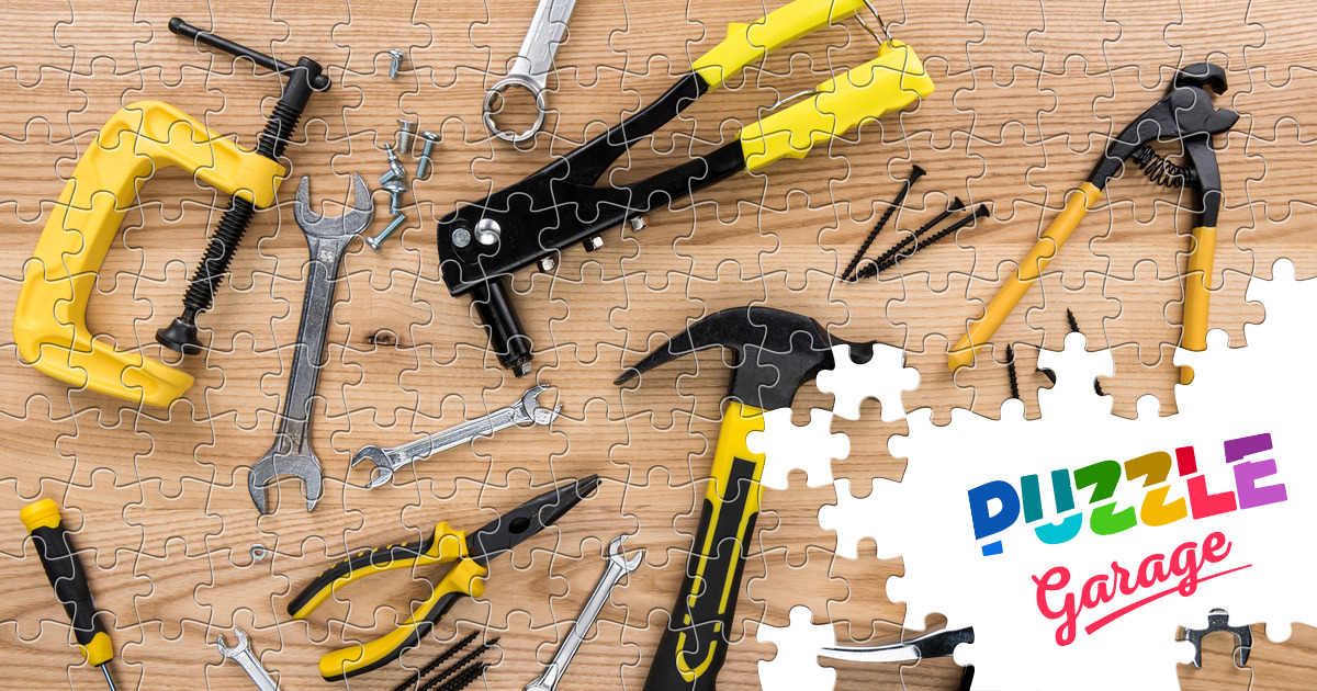 Tools Jigsaw Puzzle (Stuff, Tools) Puzzle Garage