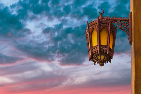Arabská pouličná lampa