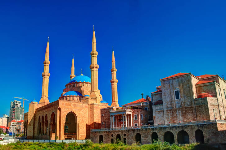 Beyrut'taki Muhammed el-Emin Camii