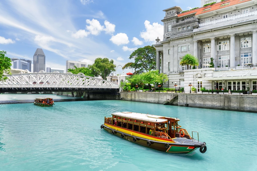 Perahu di Singapura