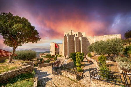 Pemandangan Museum Skanderbeg, Kruja