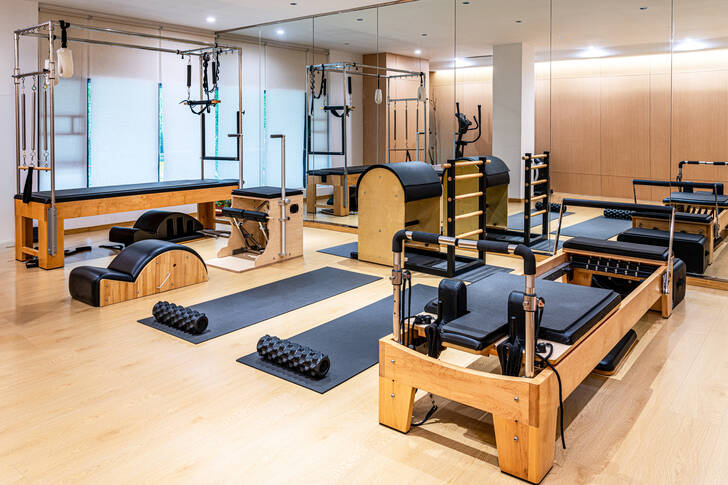 Fitnessstudio-Innenraum