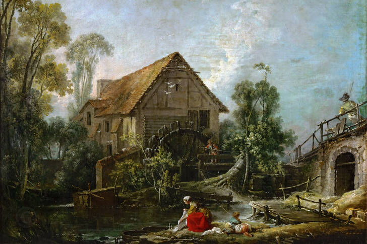 François Boucher: „Mlýn“