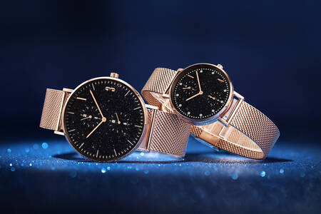 Elegant gold watch