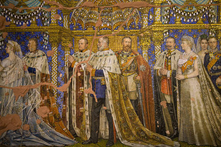 Mozaic în Biserica Memorială Kaiser Wilhelm