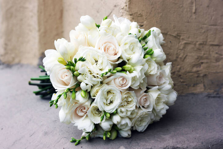 Wedding bouquet for the bride