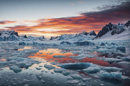 Παγετώνες στον Paradise Bay