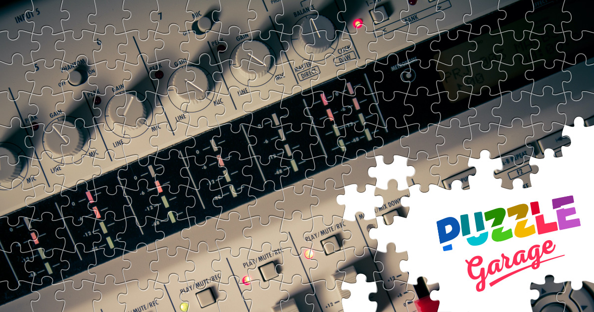 Music Mixer Jigsaw Puzzle (Stuff, Electronics) Puzzle Garage