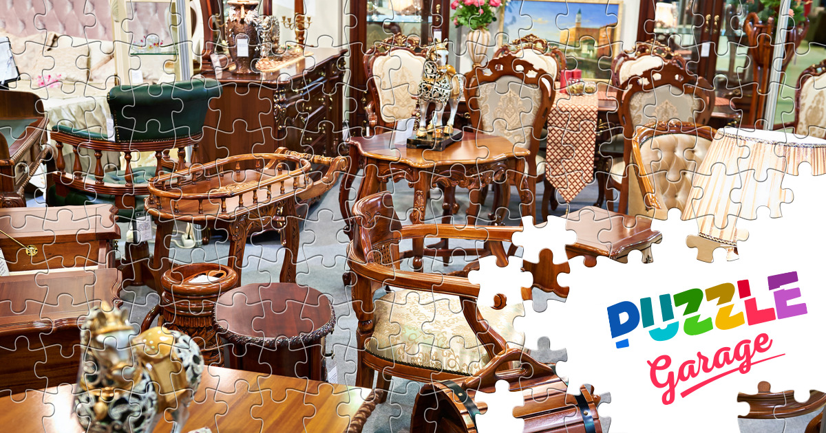 Antique furniture store Jigsaw Puzzle (History, Antique) Puzzle Garage