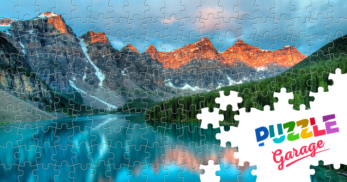 Lake Moraine Jigsaw Puzzle (Nature, Lakes) | Puzzle Garage