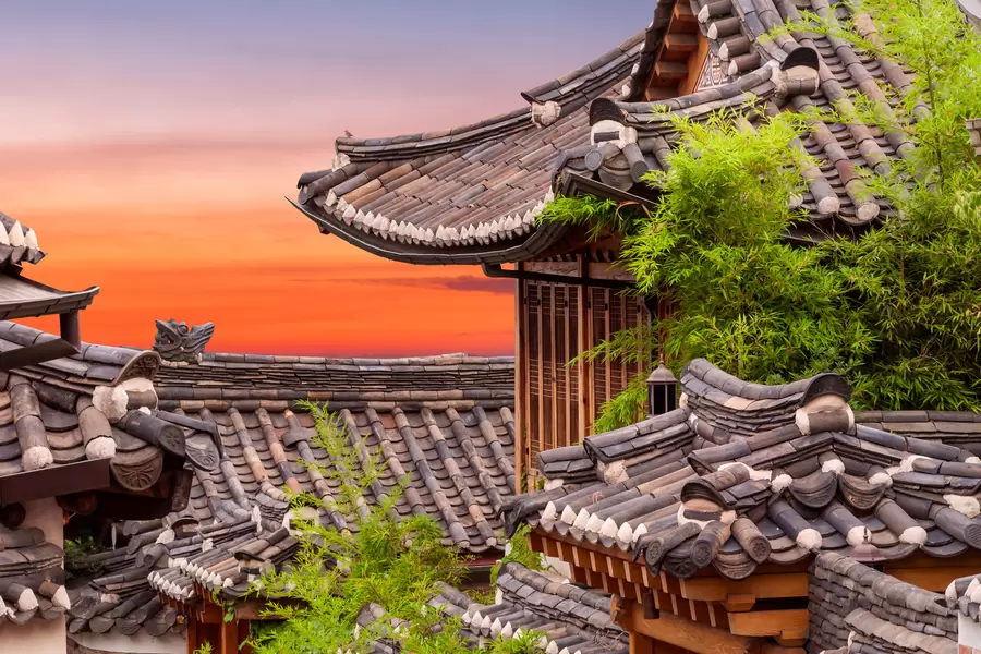 Arhitectura tradițională a satului Bukchon Hanok