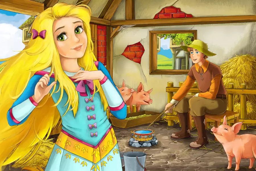 De prinses en de varkenshoeder