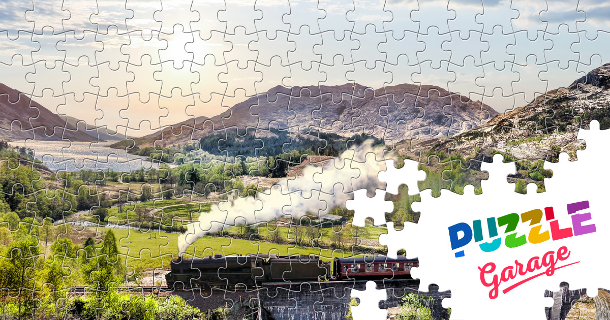 Glenfinnan Jigsaw Puzzle (Technics, Trains) Puzzle Garage