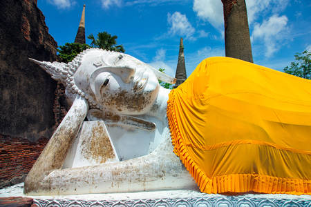 Buddha at Wat Yai Chai Monghon
