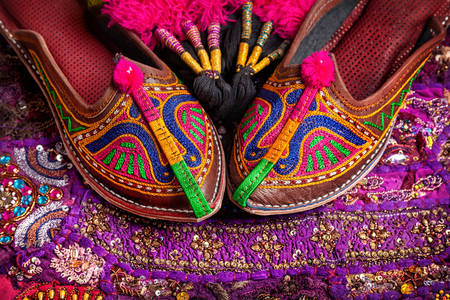 Indian traditional shoes