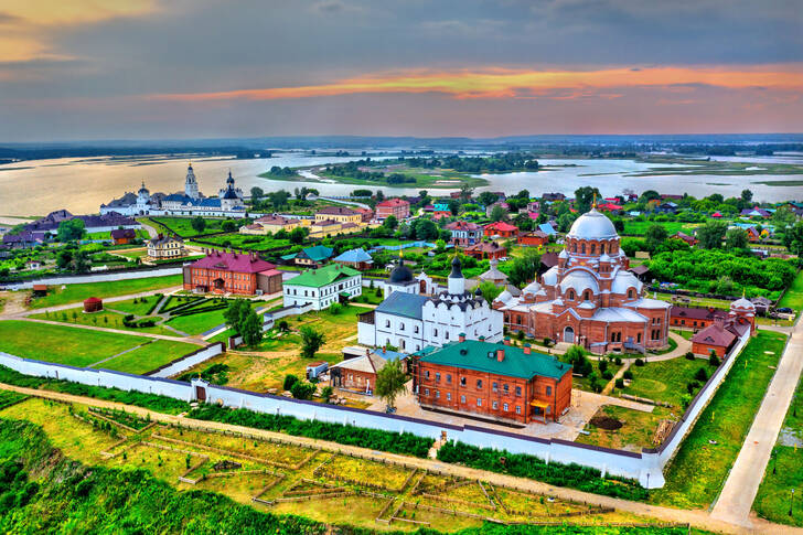 View of the city of Sviyazhsk