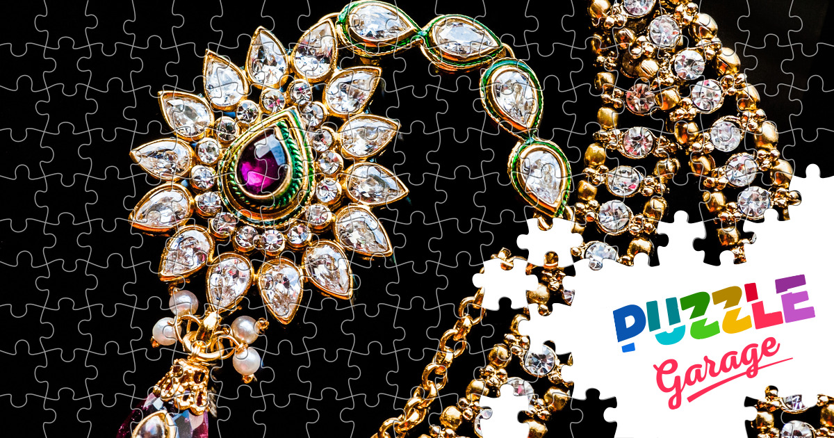 Traditional jeweler Tika Jigsaw Puzzle (Stuff, Jewellery) Puzzle Garage