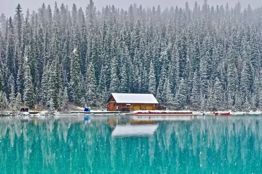 Maison au bord du lac