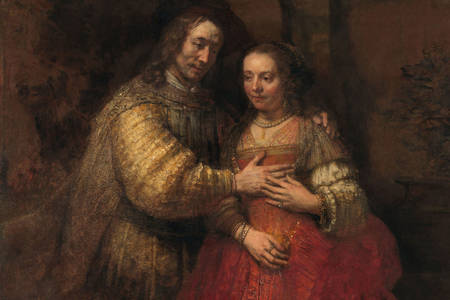 Rembrandt Van Rijn: "The Jewish Bride"
