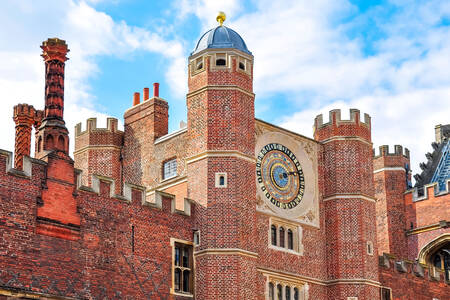 Arkitektur av Hampton Court Palace