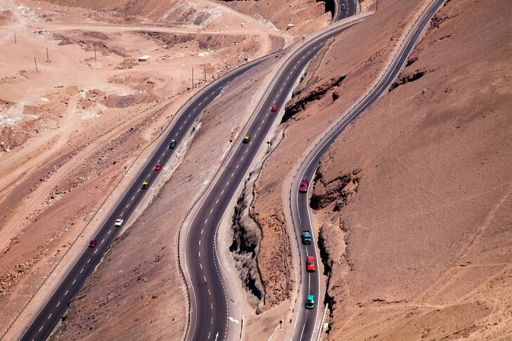 Route vers Iquique