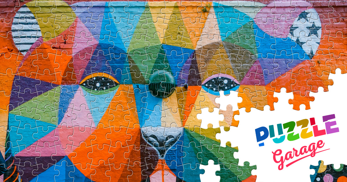 Tragen Sie Graffiti Jigsaw Puzzle (Art, Graffiti) Puzzle Garage