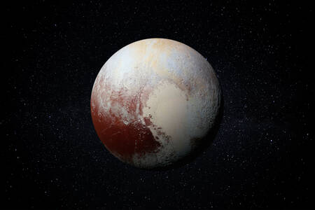 Planeet Pluto tähistaevas