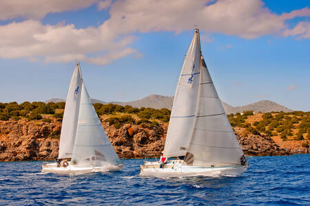 Vitorlás regatta Görögországban