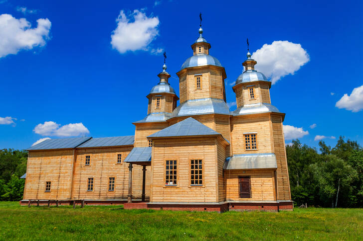 Pirogovo külas asuv püha Nikolause puukirik