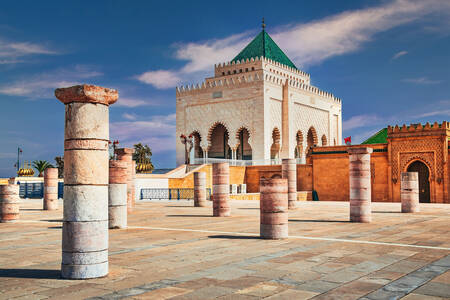 Mausoleum of Mohammed V in Rabat