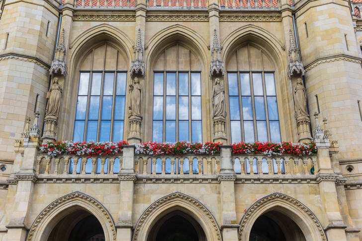 Balcony of the town hall in Braunschweig