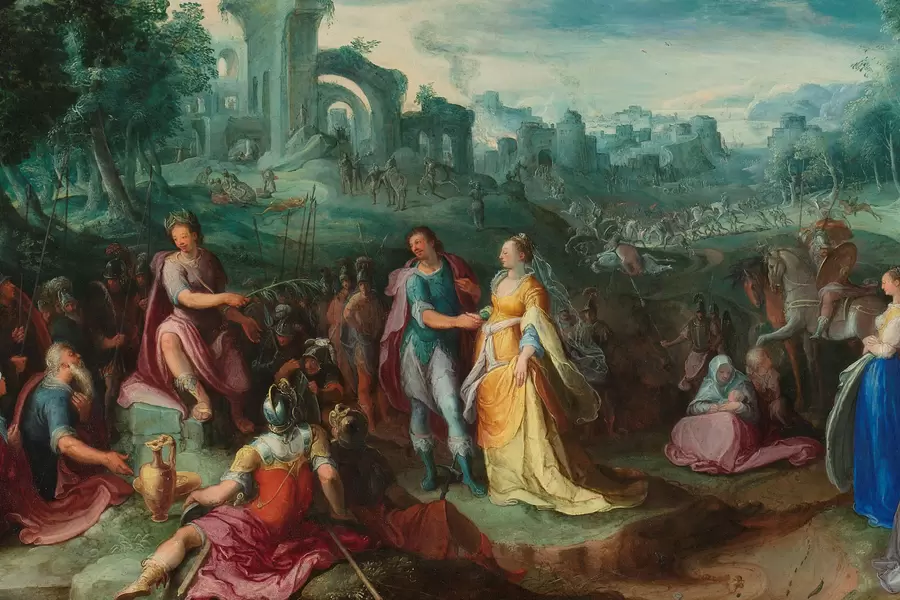Karel Van Mander: "Onthouding van Scipio, 1600"