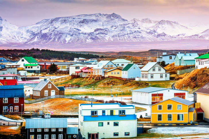 Colorful Icelandic houses