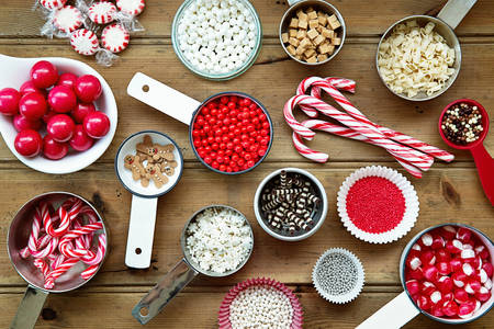 Decorations for Christmas baking