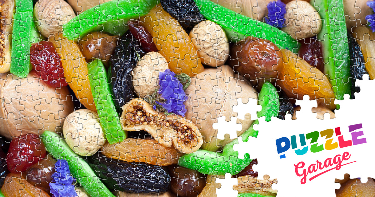 Nuts and dried fruits Jigsaw Puzzle (Home, Food) Puzzle Garage
