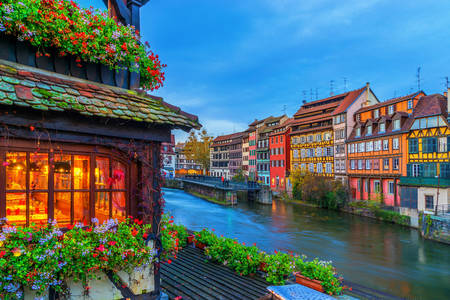 Traditional houses in Alsace