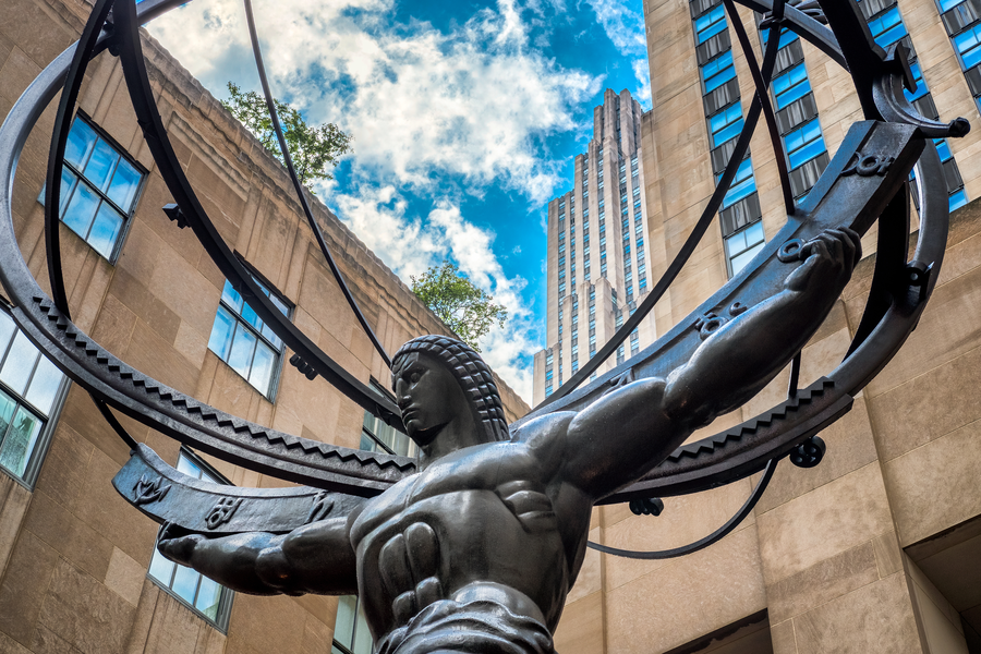 Rzeźba w Rockefeller Center