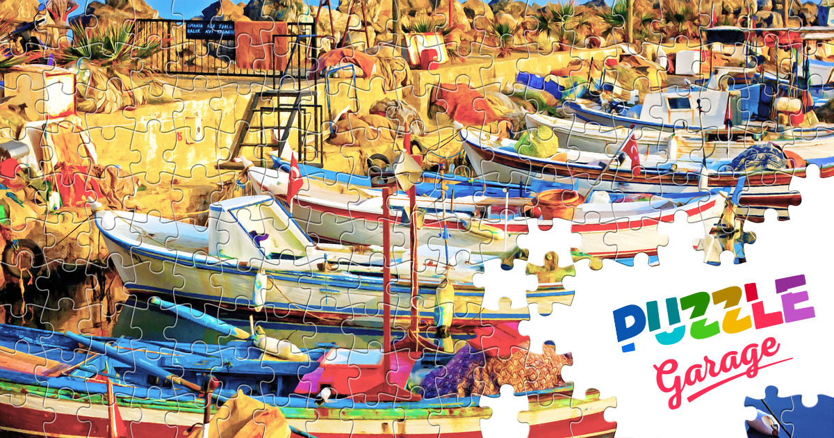 Boats Jigsaw Puzzle (Technics, Ships) Puzzle Garage