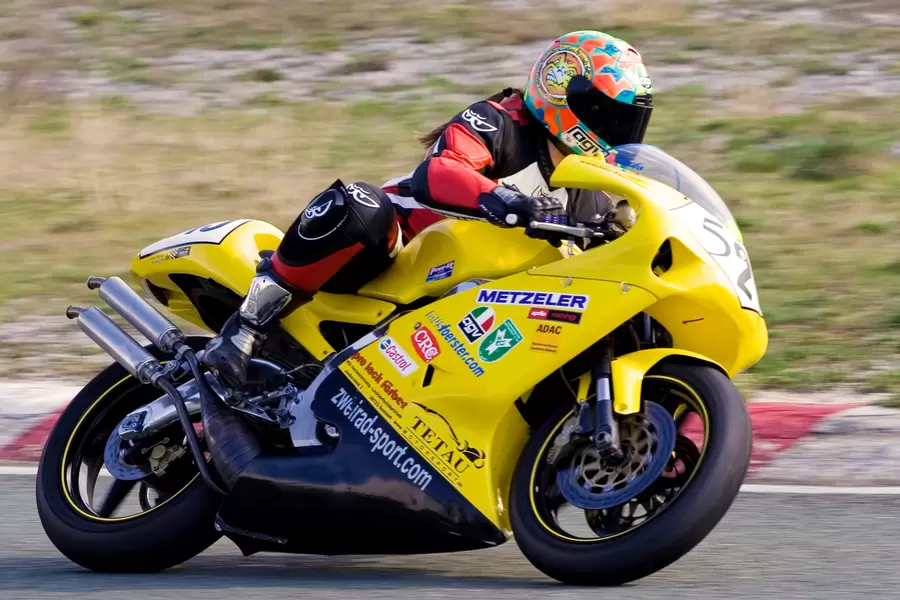 Corrida de motocicleta