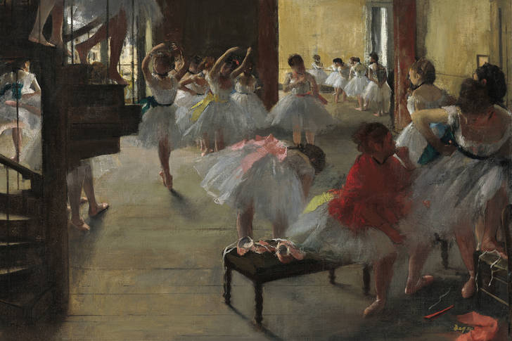 Edgar Degas: "Dance Class"