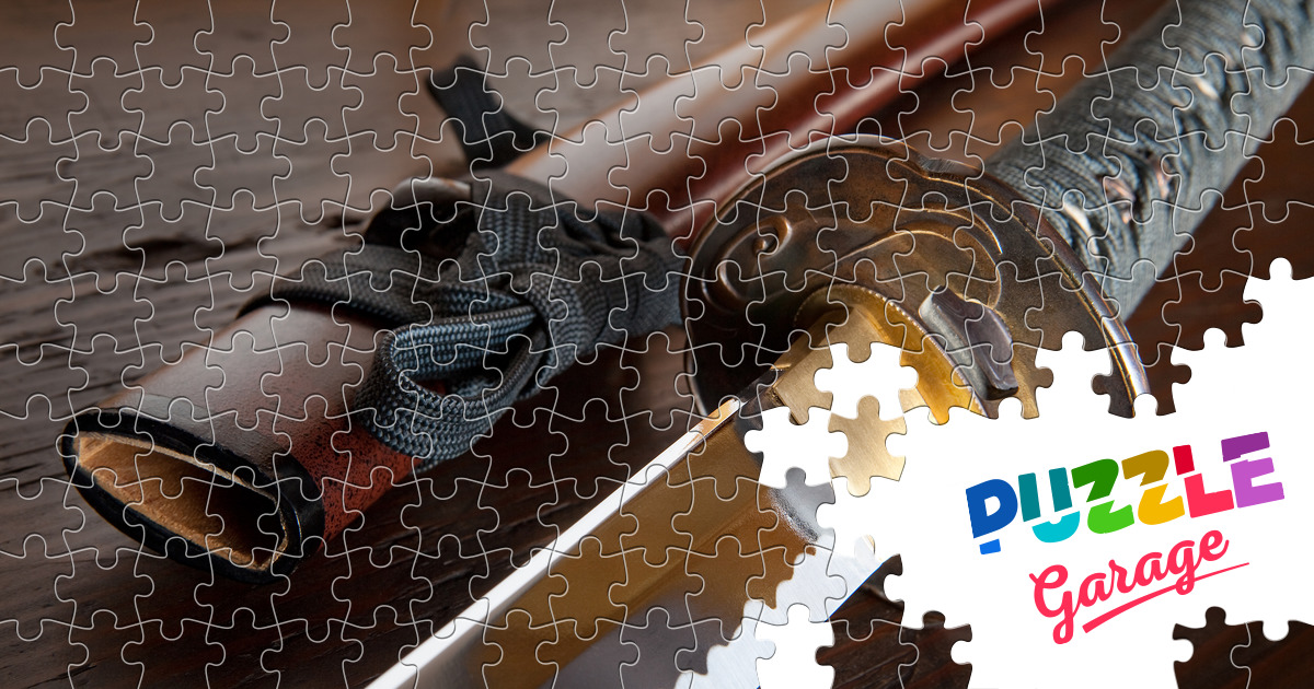 Japanese sword Jigsaw Puzzle (Stuff, Weapons) Puzzle Garage