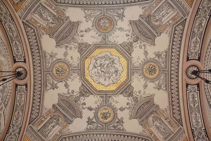Ceiling of the Opera House in Budapest