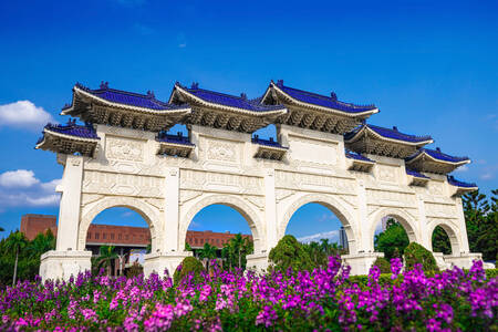 Entrance to the Chiang Kai-shek Memorial Hall
