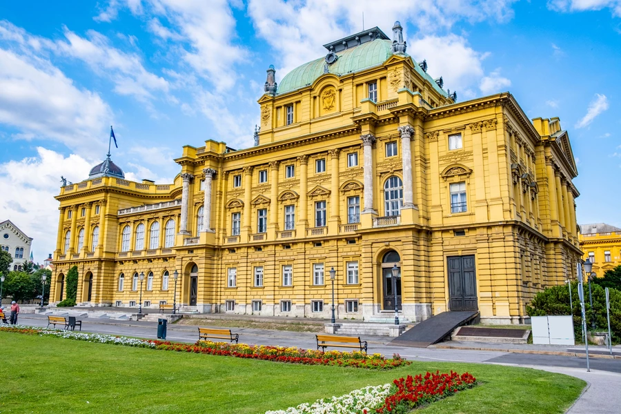 Kroatisch Nationaal Theater in Zagreb