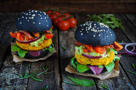 Vegetarische hamburgers