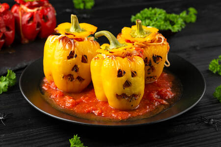 Papriky na Halloween