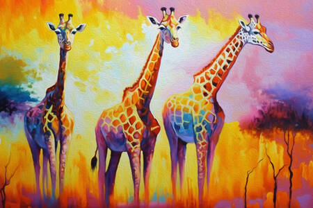 Girafas africanas
